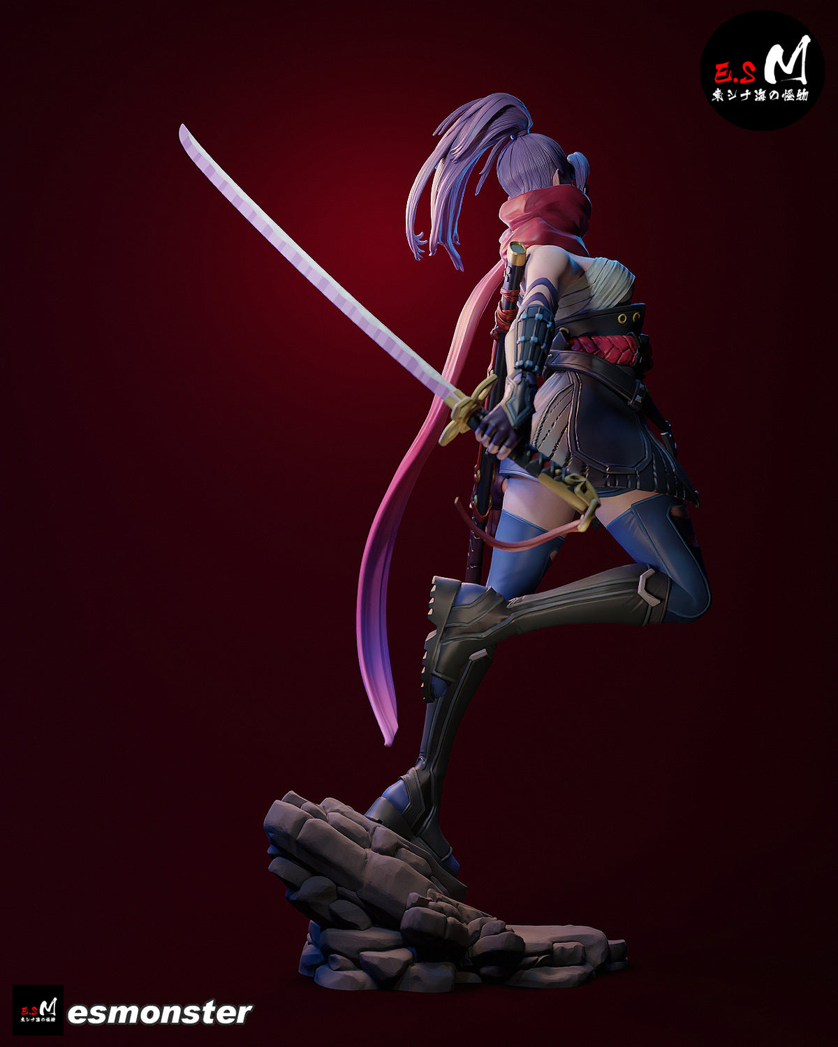 Psylocke Resin Art (East Sea Monster Version)