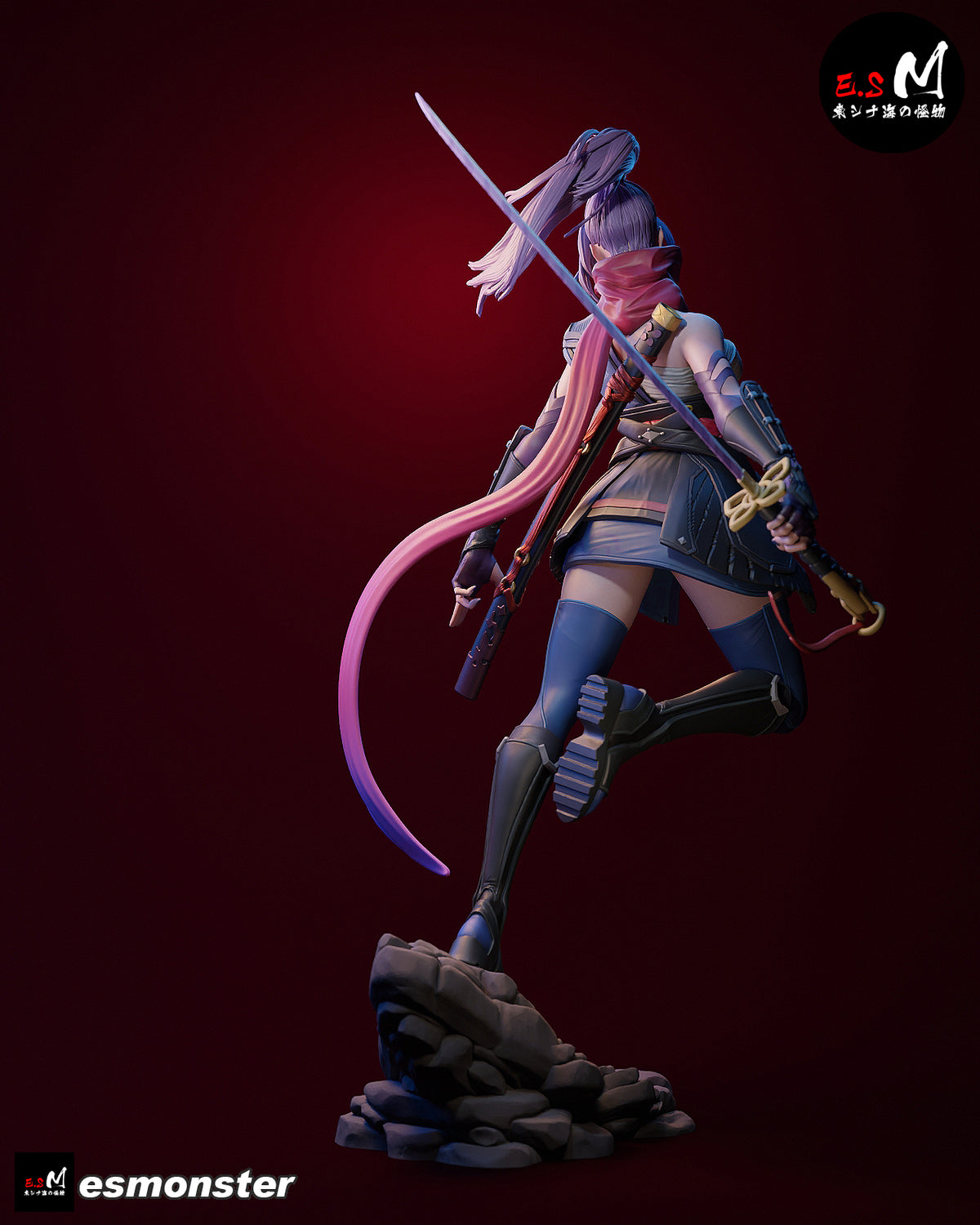 Psylocke Resin Art (East Sea Monster Version)