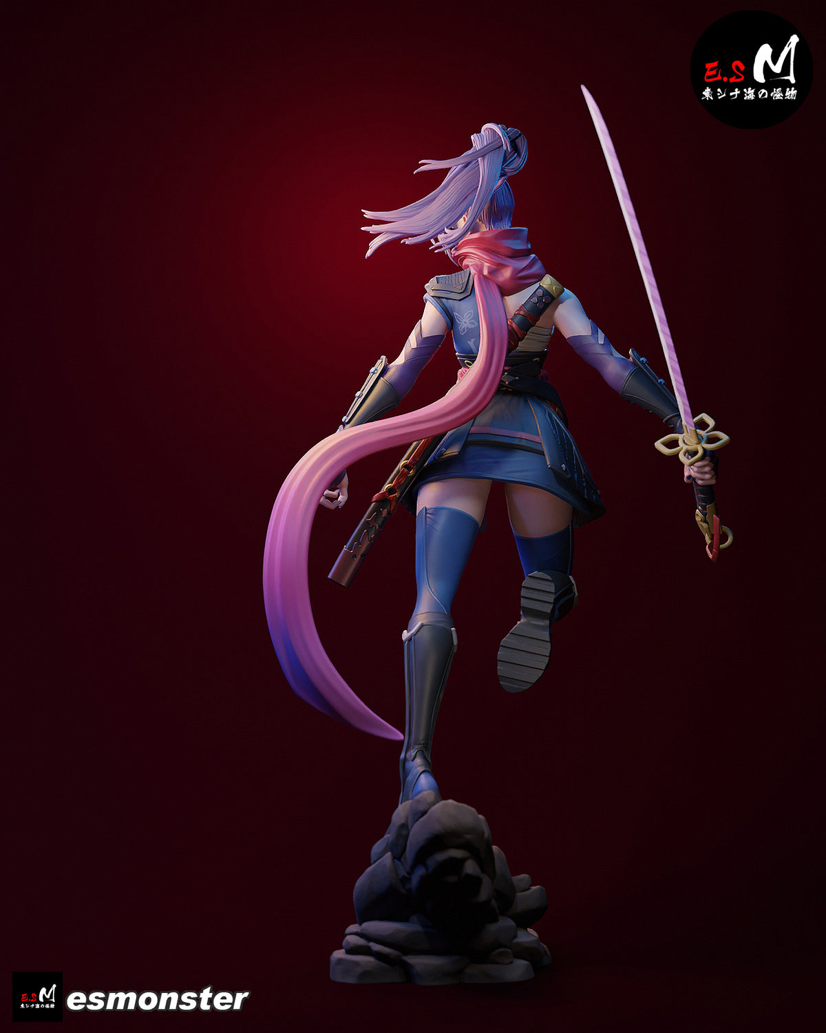Psylocke Resin Art (East Sea Monster Version)
