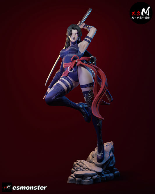 Psylocke Resin Art (East Sea Monster Version)