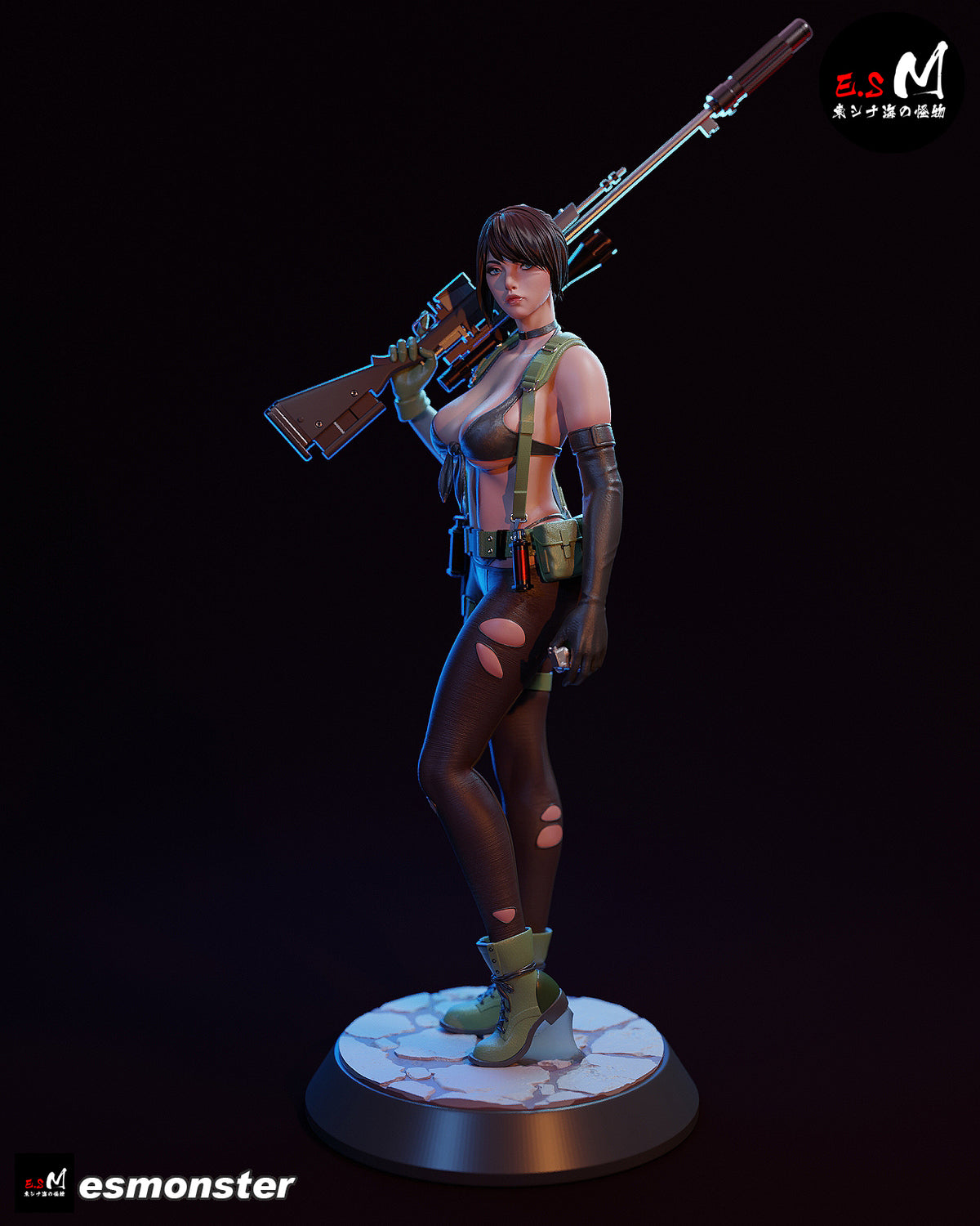 Quiet Resin Art (East Sea Monster Version)