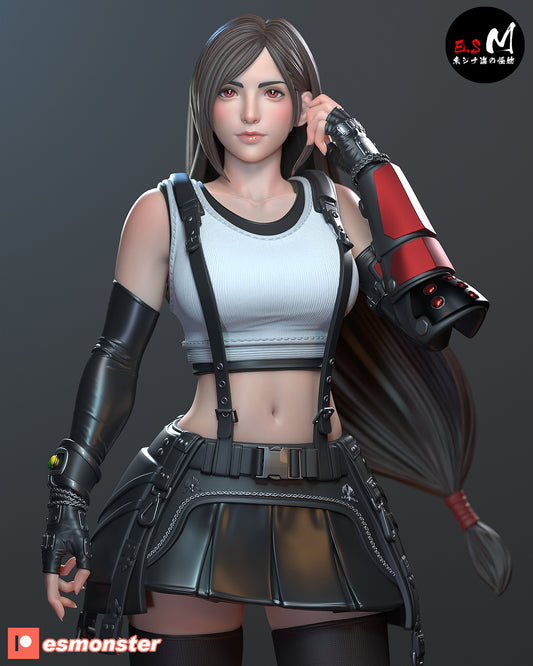 Tifa Lockhart Resin Art (East Sea Monster Version)