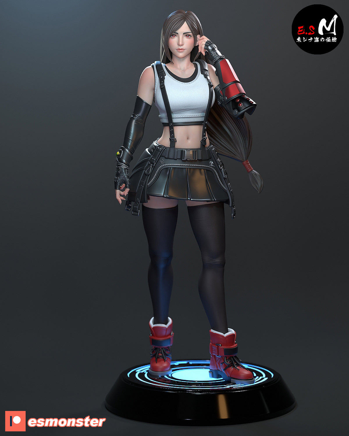 Tifa Lockhart Resin Art (East Sea Monster Version)