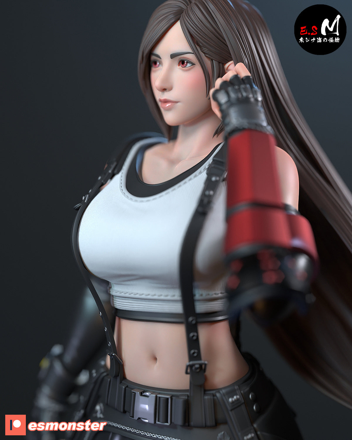 Tifa Lockhart Resin Art (East Sea Monster Version)