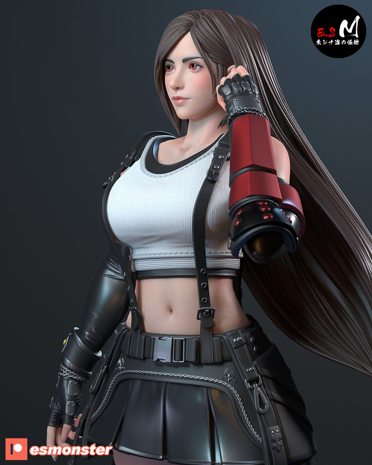 Tifa Lockhart Resin Art (East Sea Monster Version)