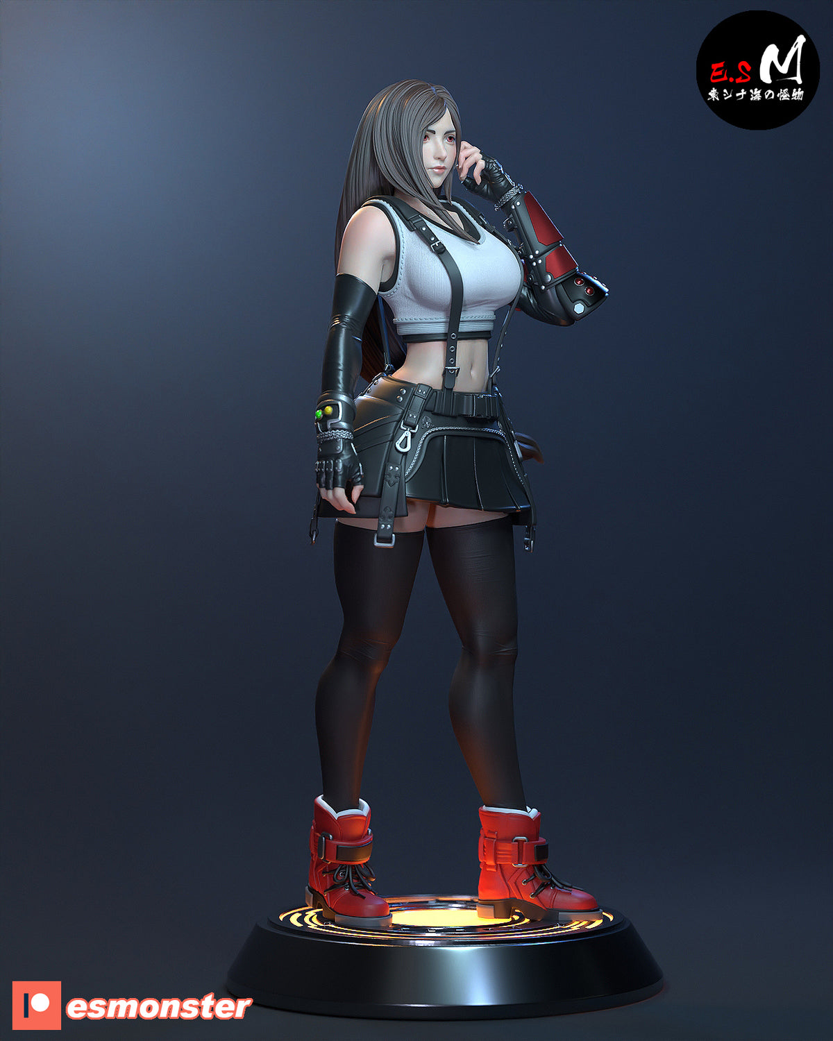 Tifa Lockhart Resin Art (East Sea Monster Version)