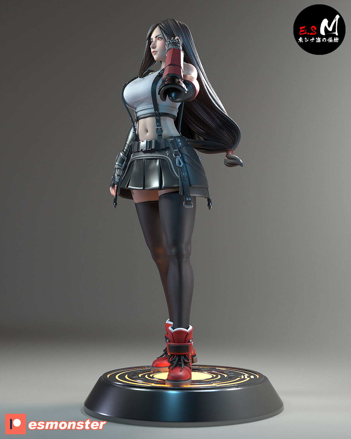 Tifa Lockhart Resin Art (East Sea Monster Version)