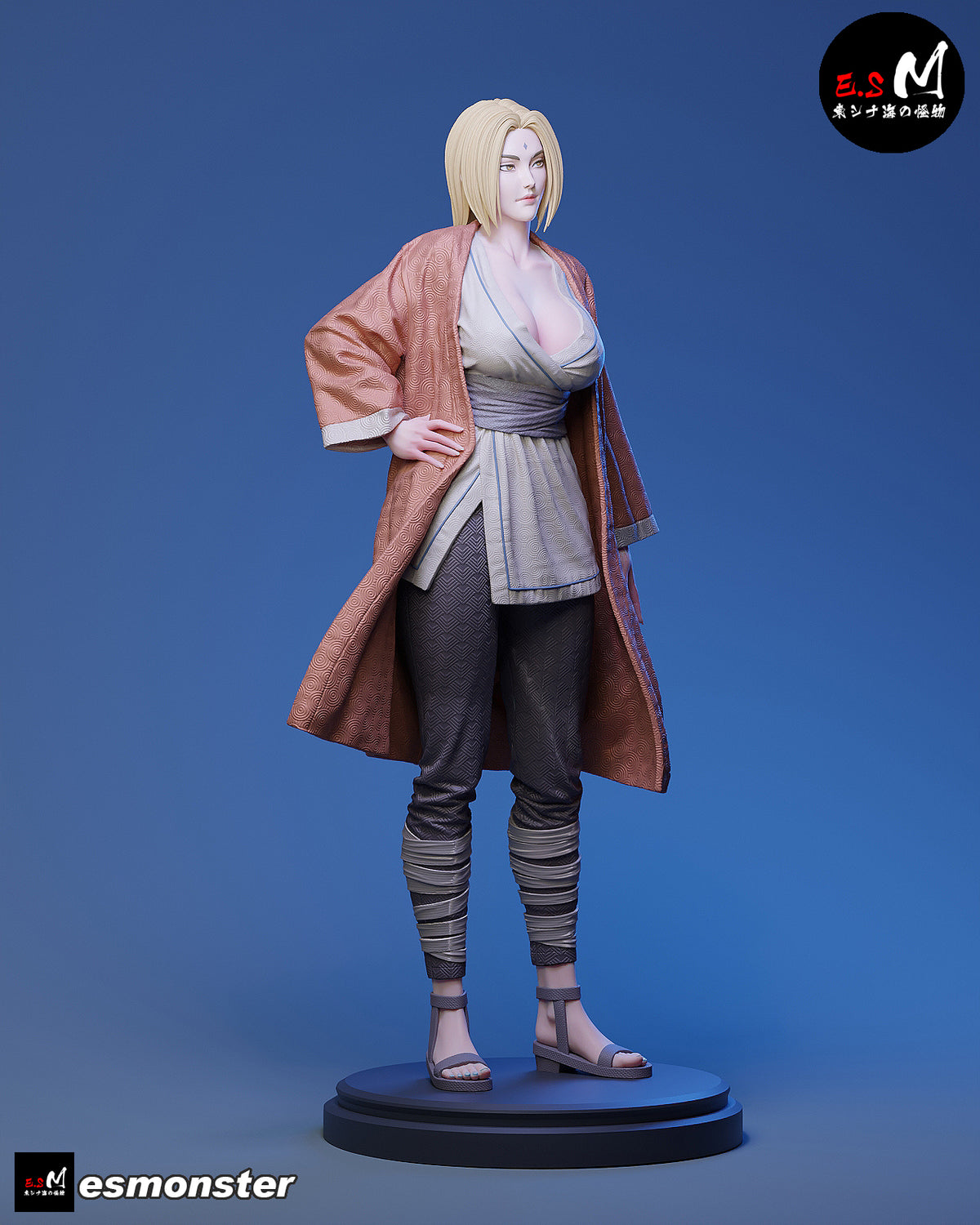 Tsunade Resin Art (East Sea Monster Version)