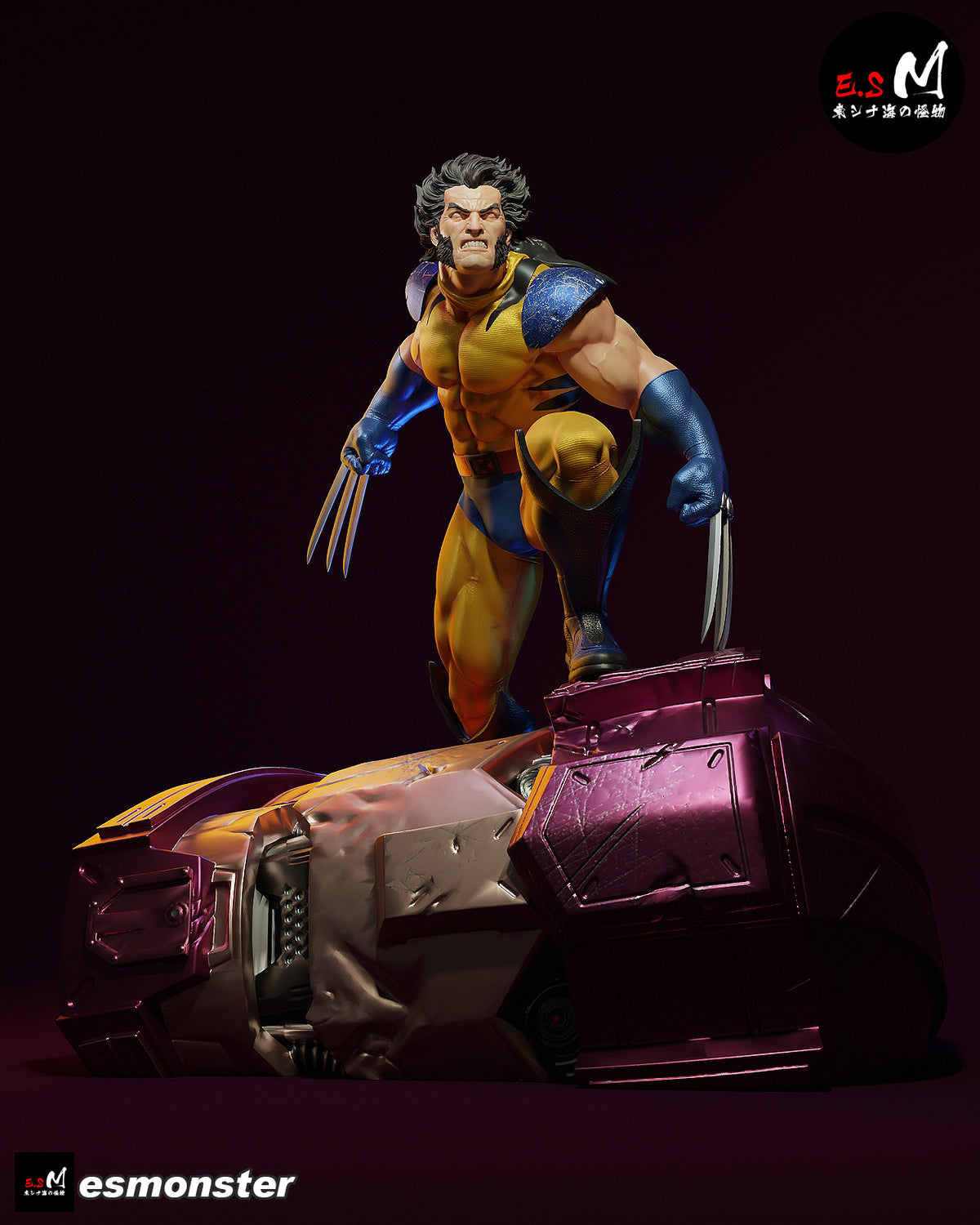 Wolverine Resin Art (East Sea Monster Version)