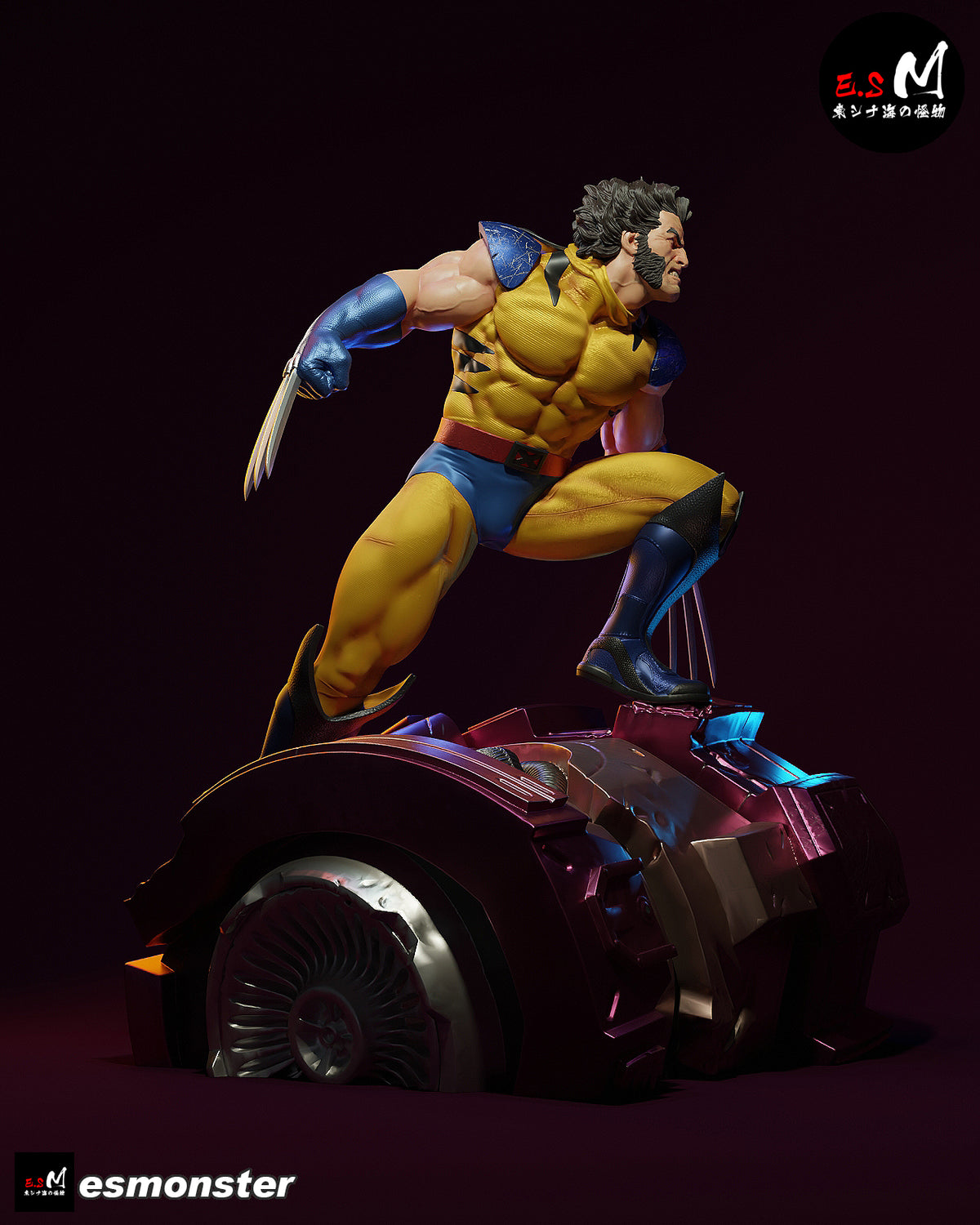 Wolverine Resin Art (East Sea Monster Version)