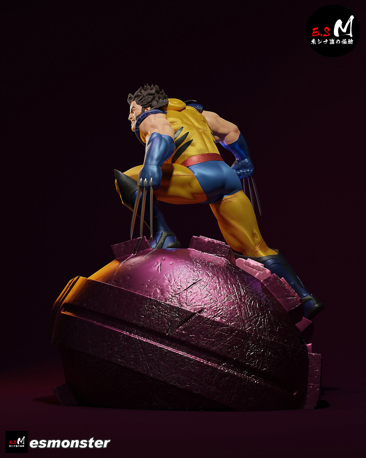 Wolverine Resin Art (East Sea Monster Version)