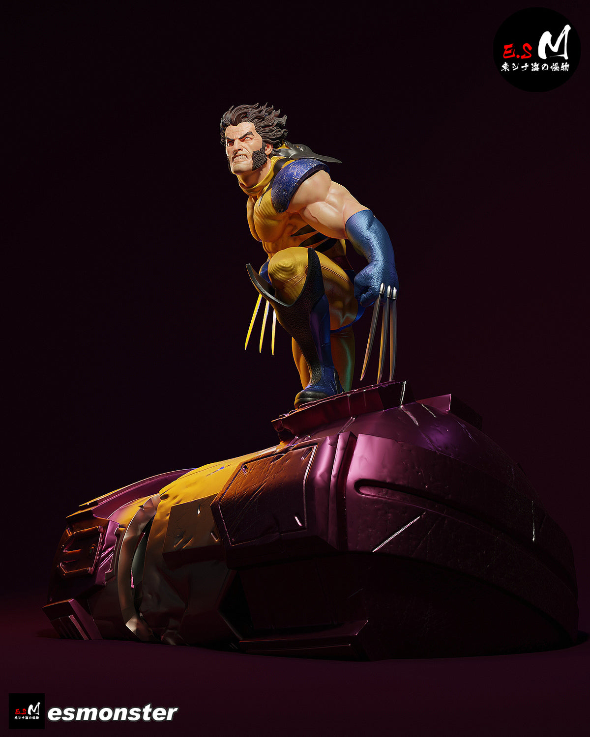 Wolverine Resin Art (East Sea Monster Version)
