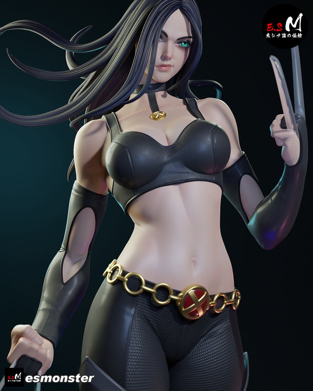 X-23 Resin Art (East Sea Monster Version)