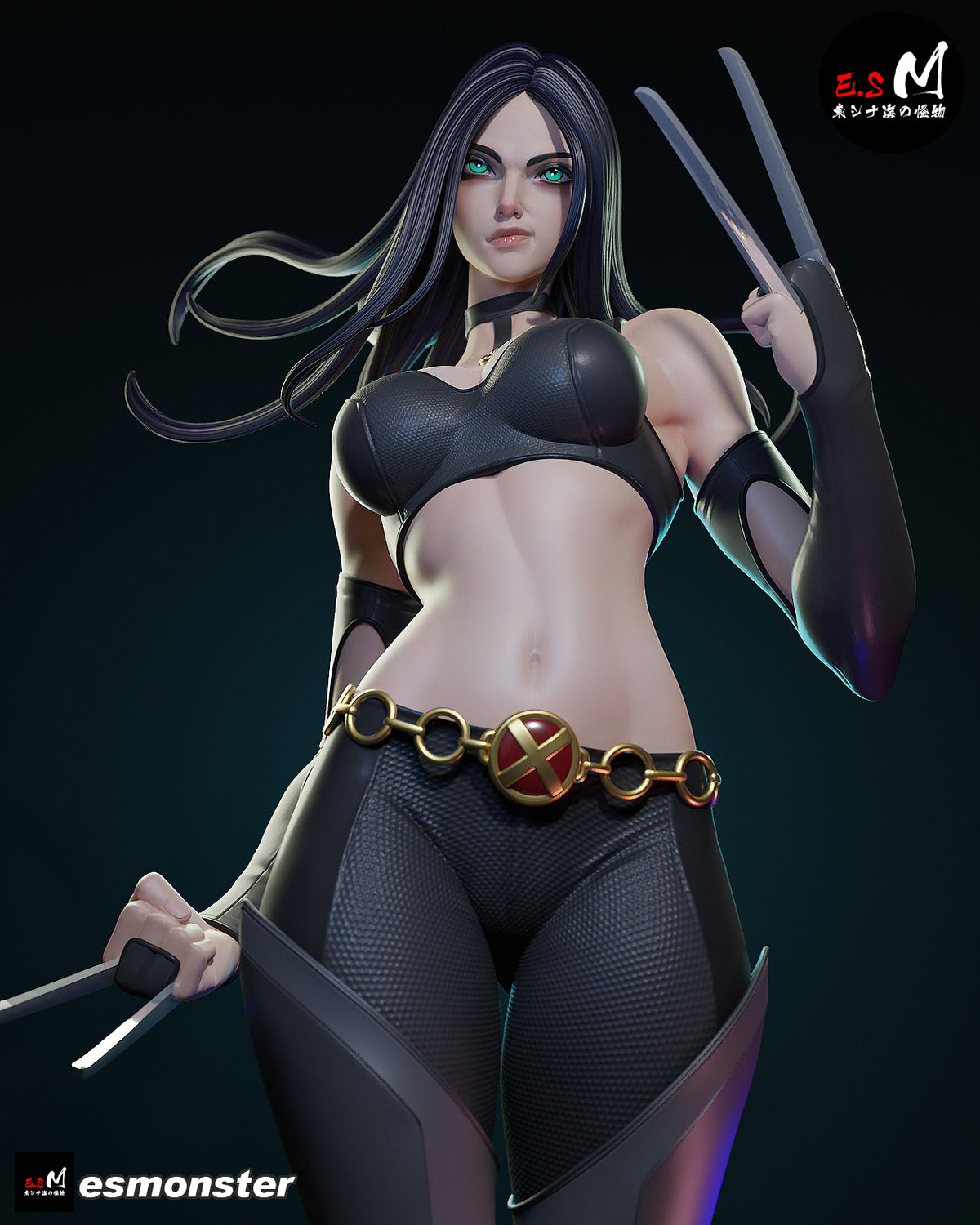 X-23 Resin Art (East Sea Monster Version)