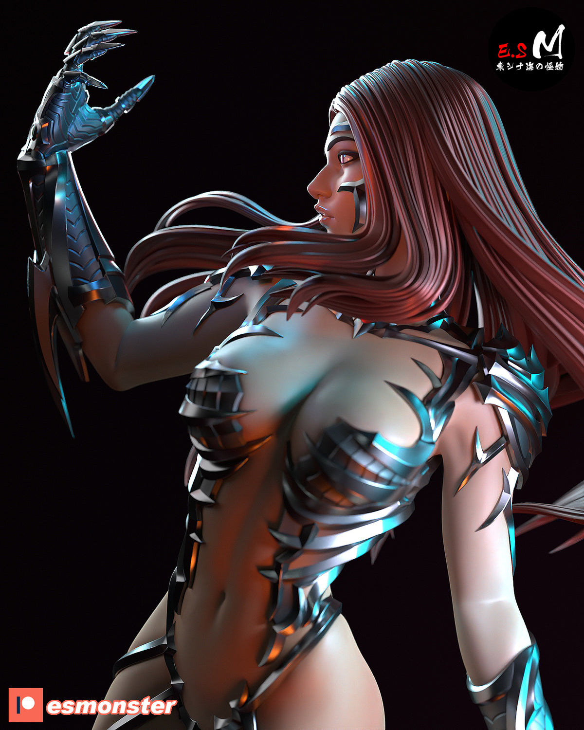 Witchblade Resin Art (East Sea Monster Version)
