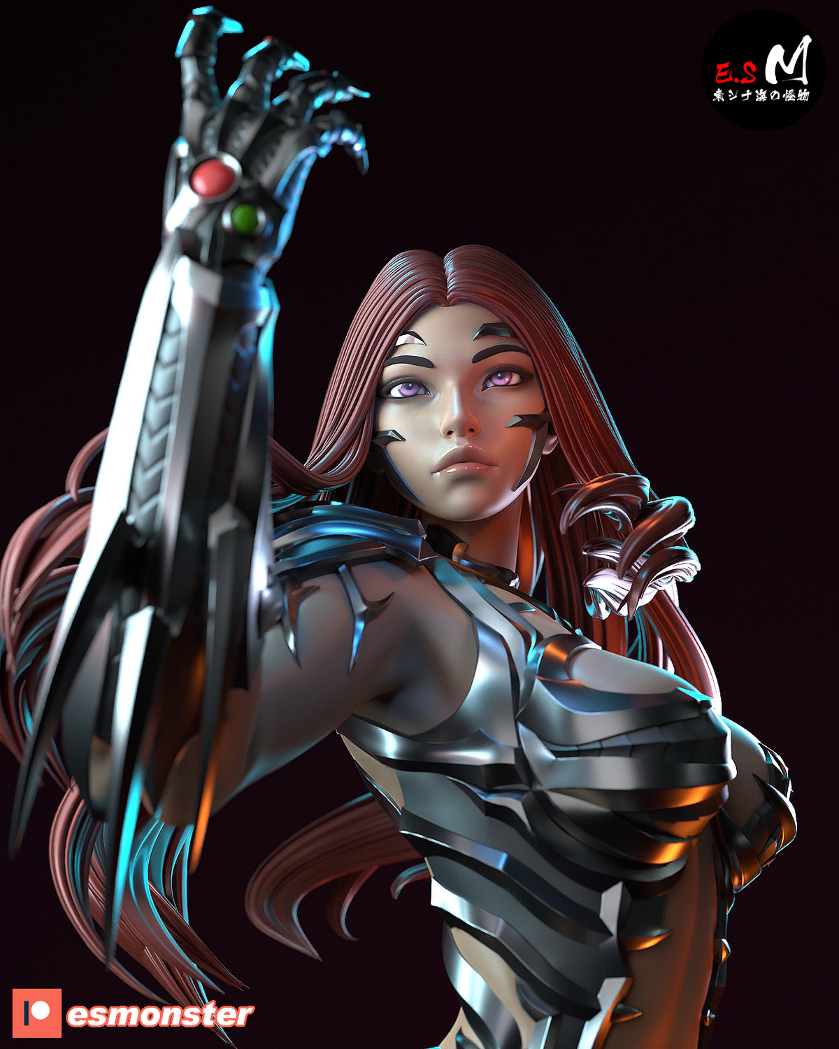 Witchblade Resin Art (East Sea Monster Version)