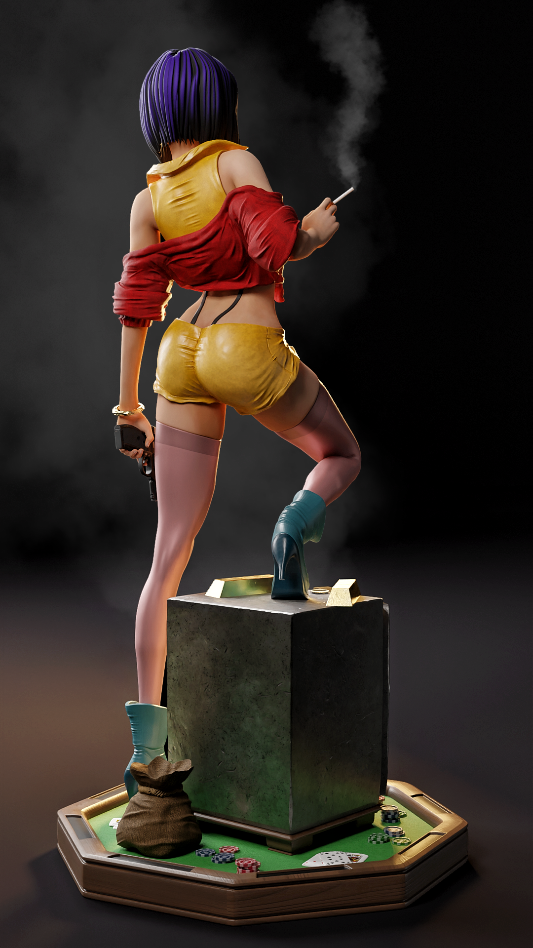 Faye Valentine Resin Art (MCM3D Version)
