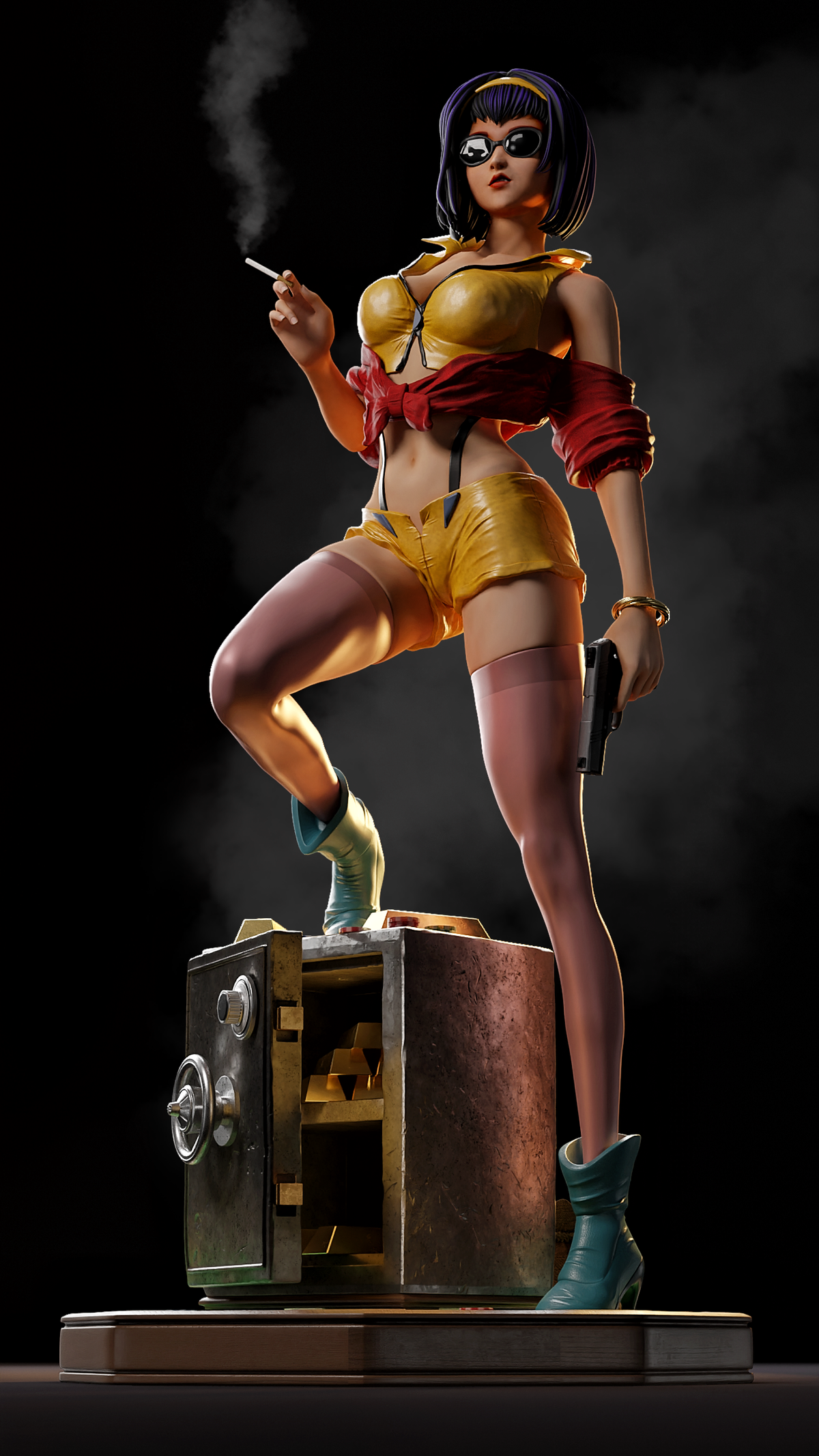 Faye Valentine Resin Art (MCM3D Version)