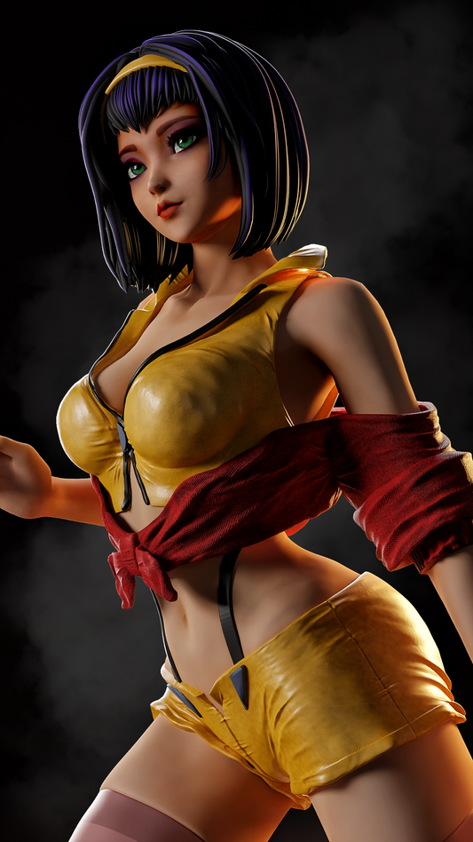 Faye Valentine Resin Art (MCM3D Version)