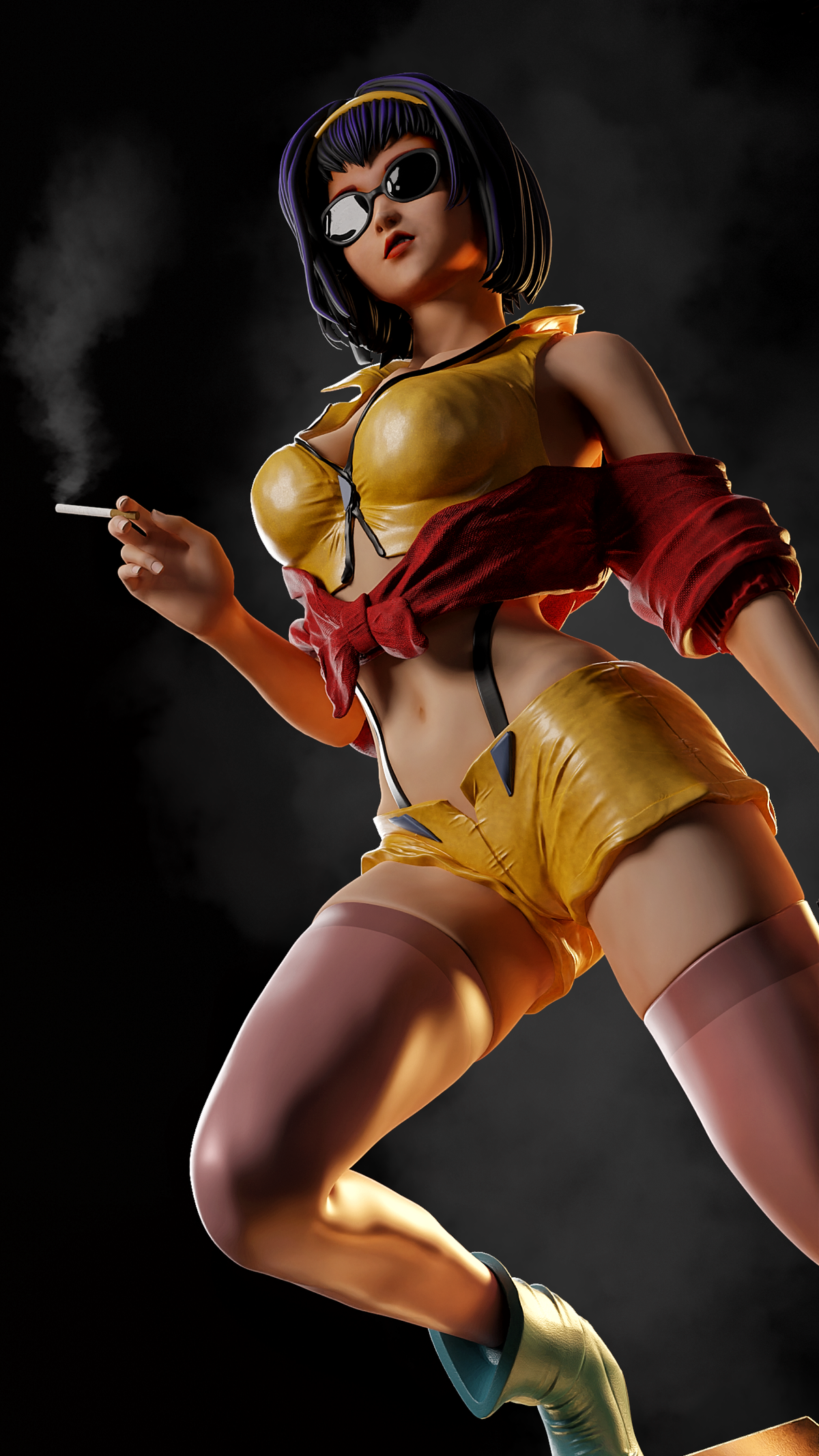 Faye Valentine Resin Art (MCM3D Version)