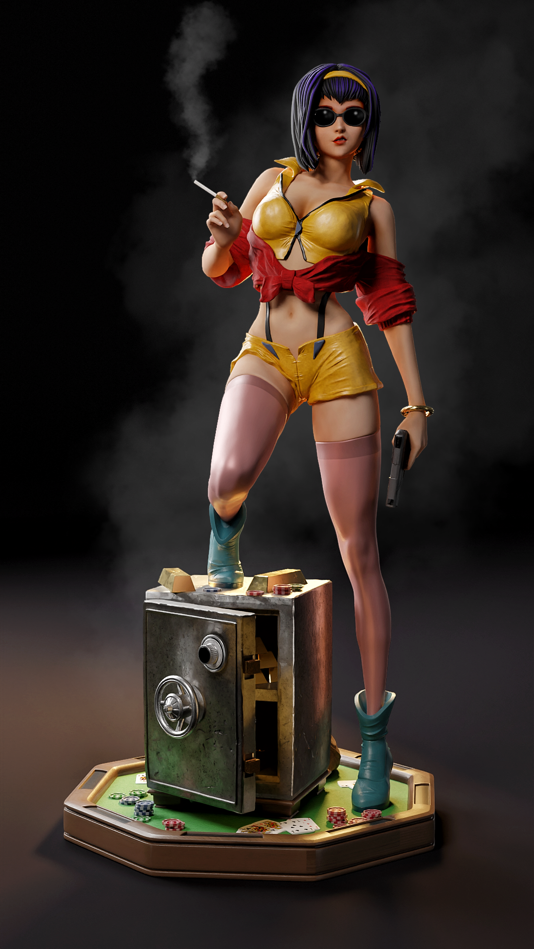 Faye Valentine Resin Art (MCM3D Version)