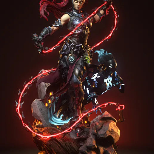 Fury Darksiders Resin Art (Tanuki Version)