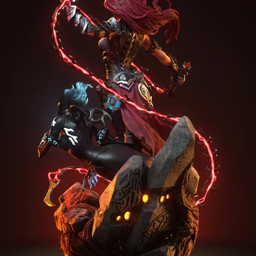 Fury Darksiders Resin Art (Tanuki Version)