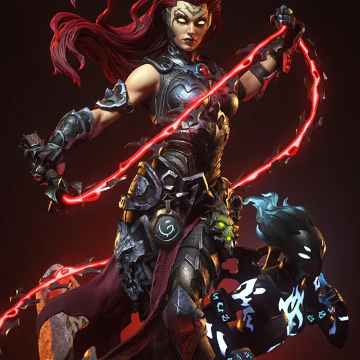 Fury Darksiders Resin Art (Tanuki Version)