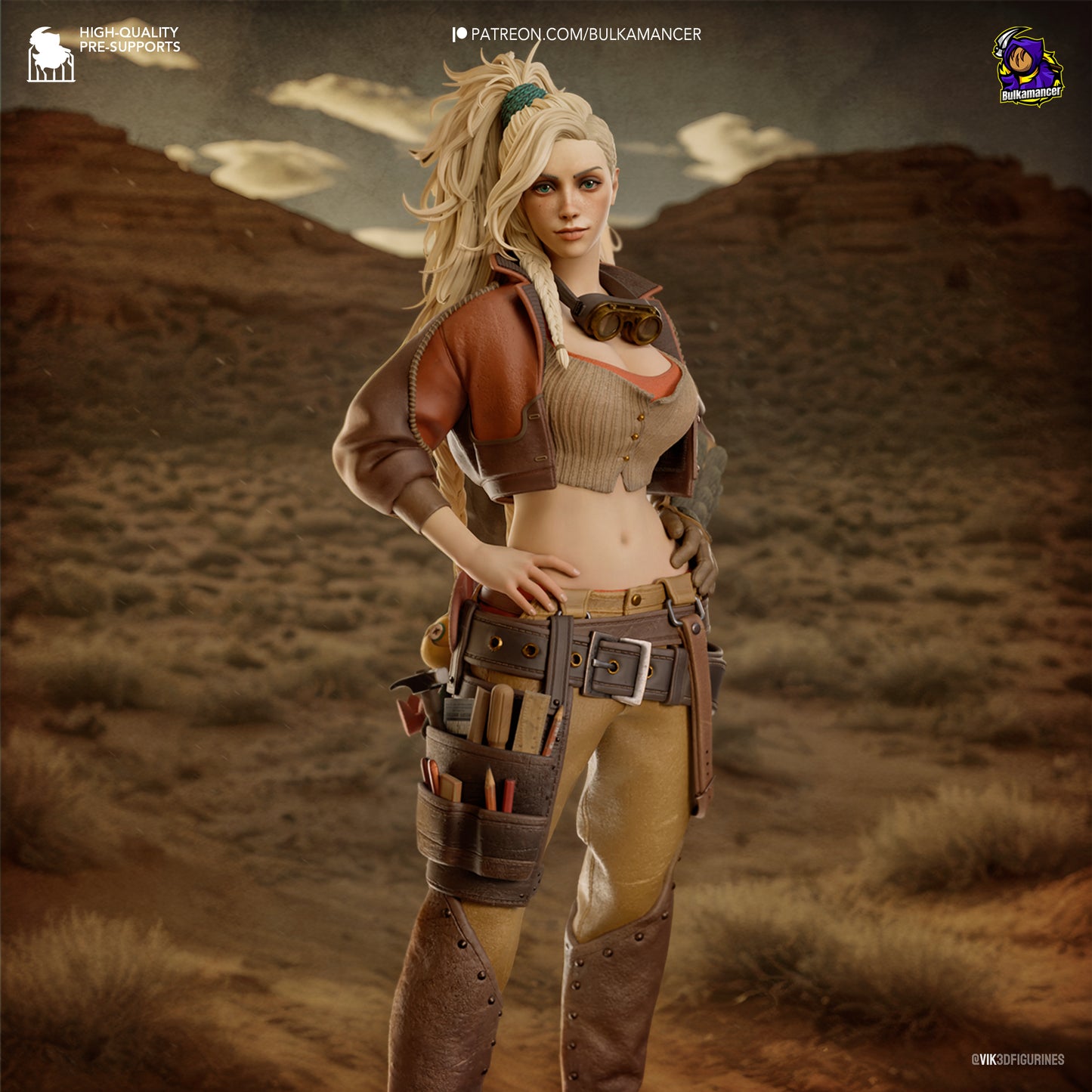 Gemma Resin Fan Art Pro Painted - MTO (Design by Bulkamancer)