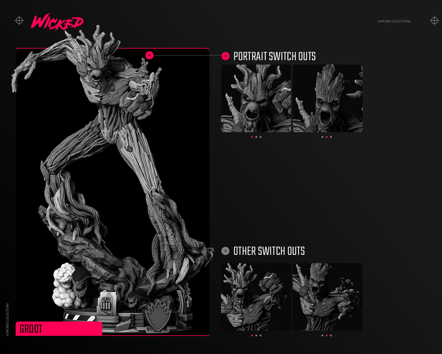 Groot Resin Fan Art Sculpture