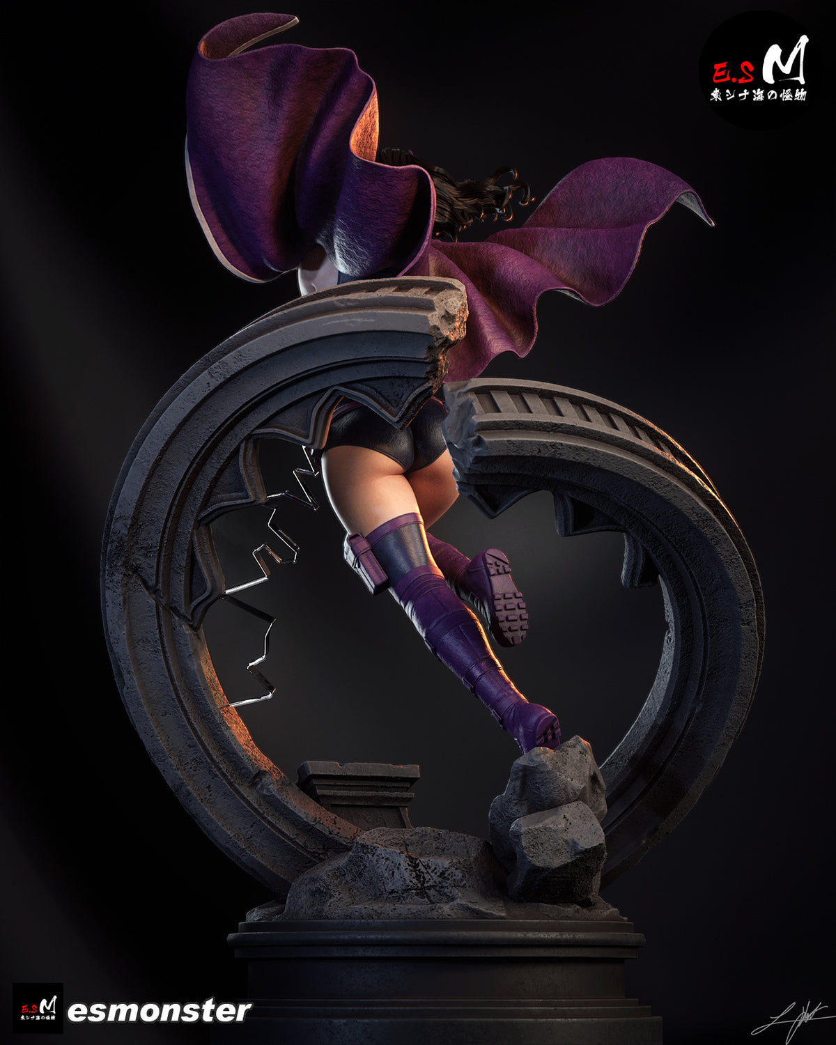 Huntress Resin Art (East Sea Monster Version)
