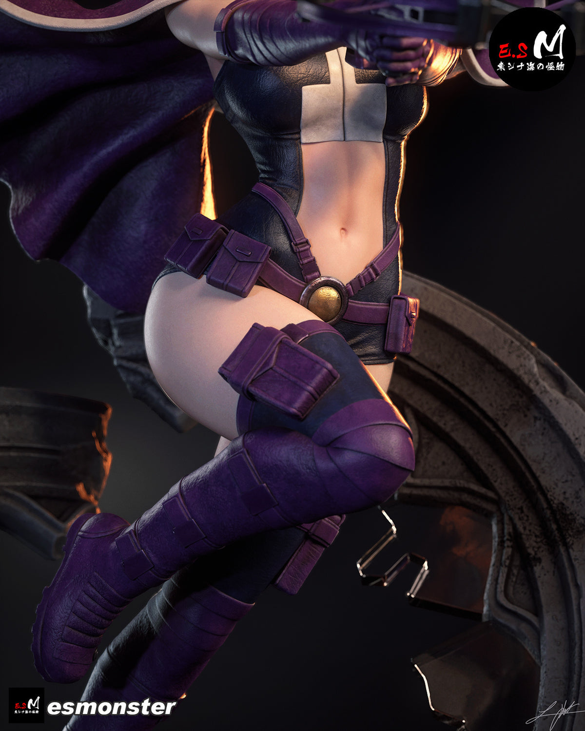 Huntress Resin Art (East Sea Monster Version)