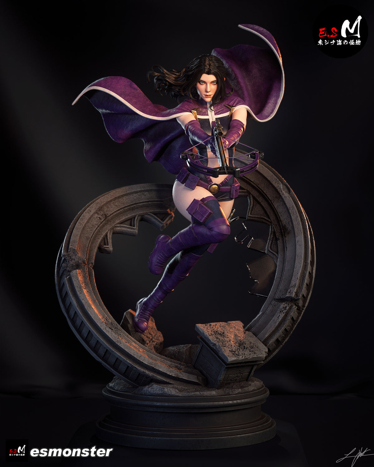 Huntress Resin Art (East Sea Monster Version)