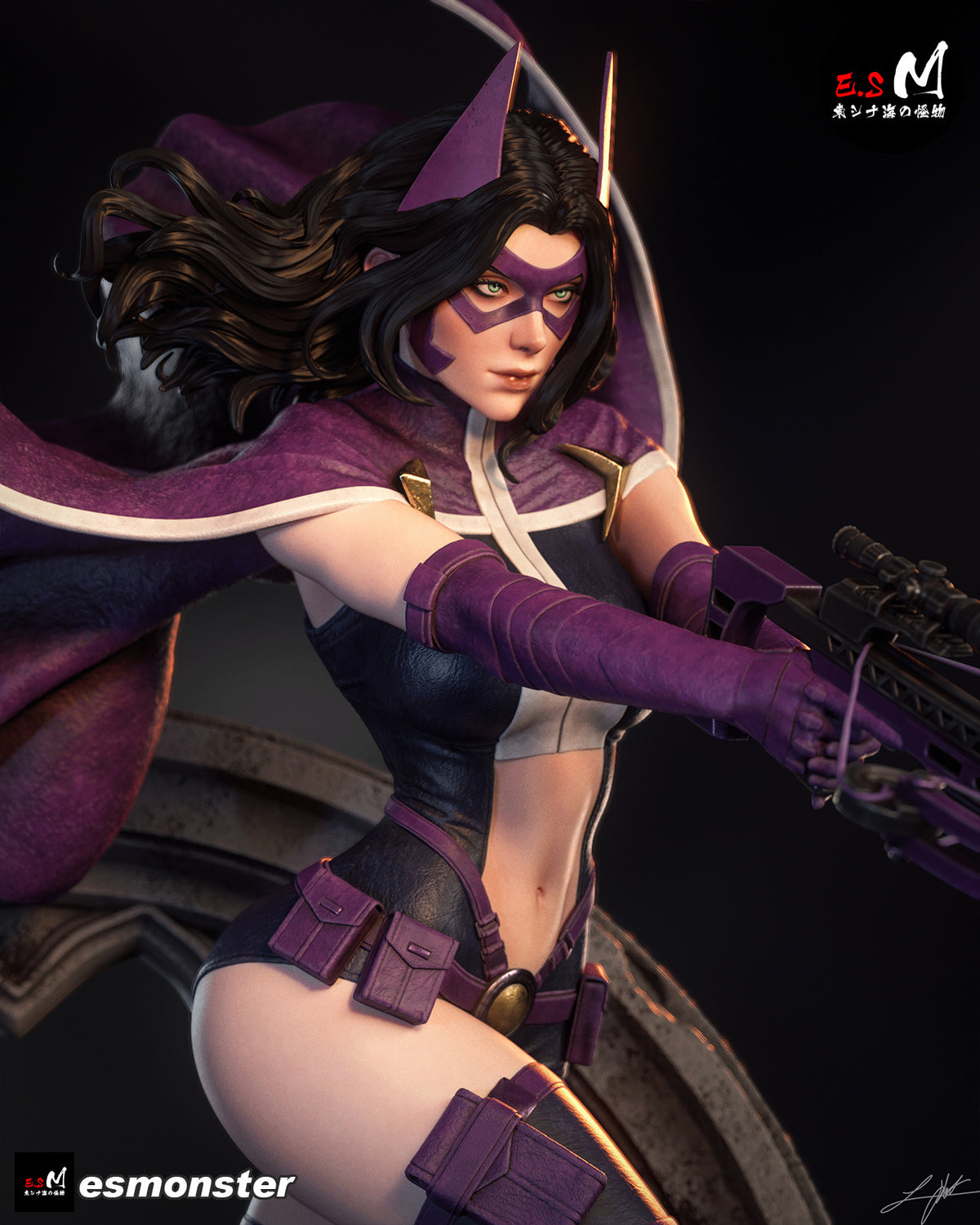 Huntress Resin Art (East Sea Monster Version)