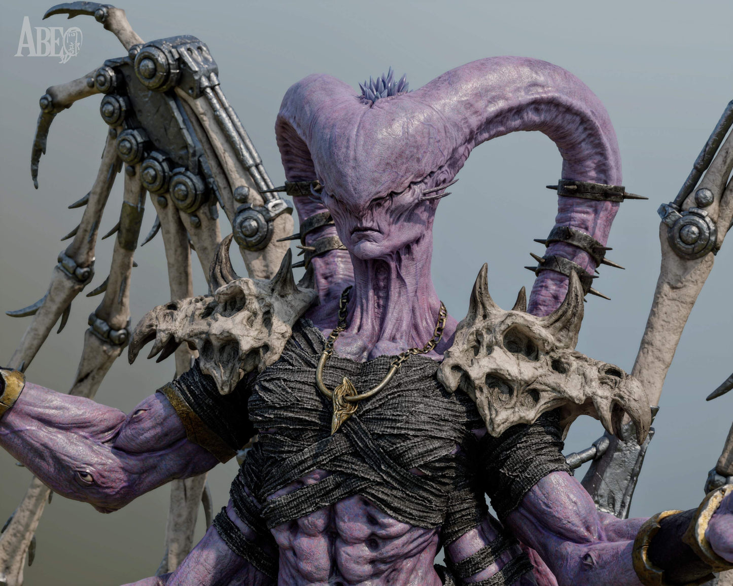 Ninefold Sorcerer Resin Art (Design by Abe3D)