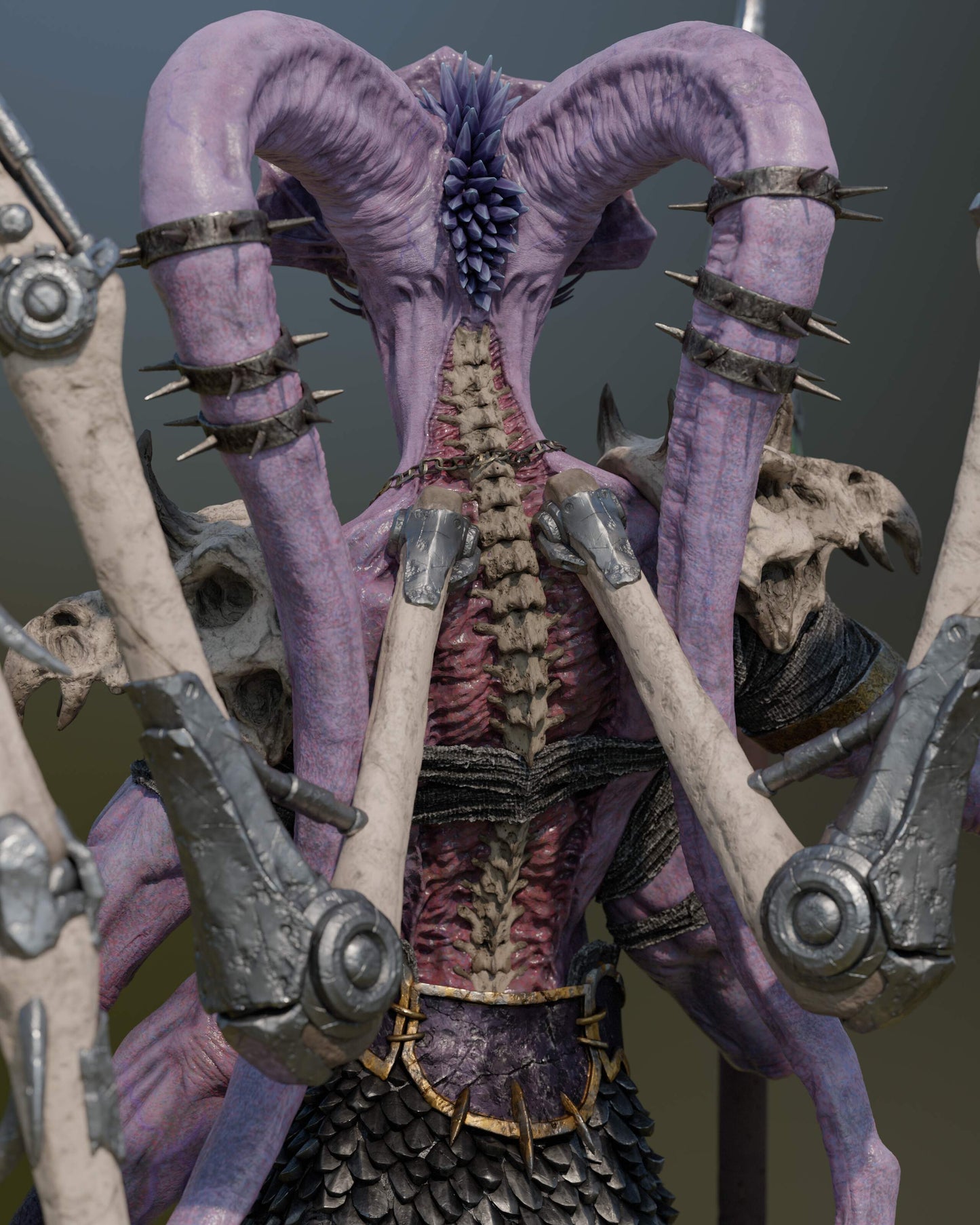 Ninefold Sorcerer Resin Art (Design by Abe3D)