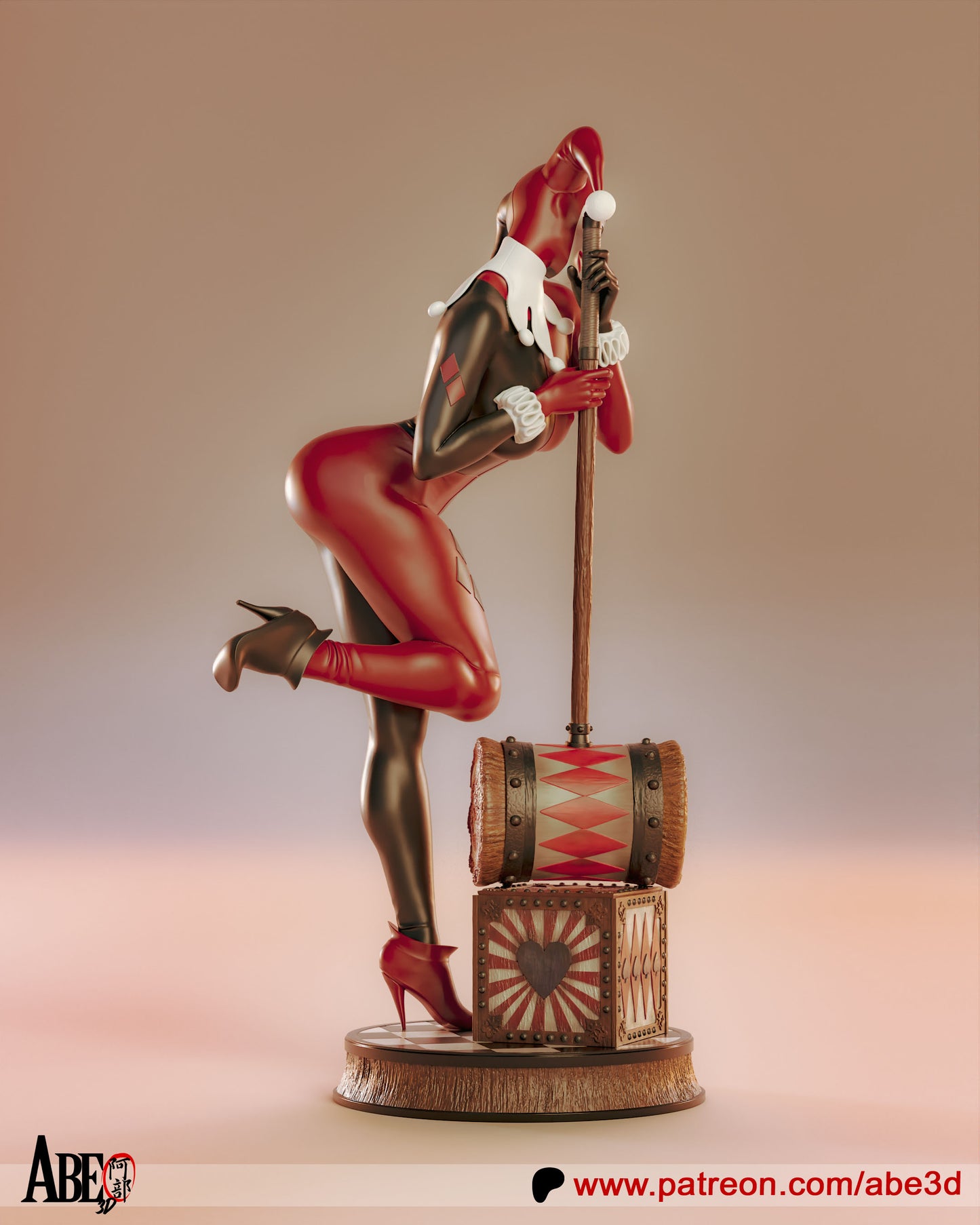 Harley Quinn Classic Resin Fan Art Pro Painted - MTO