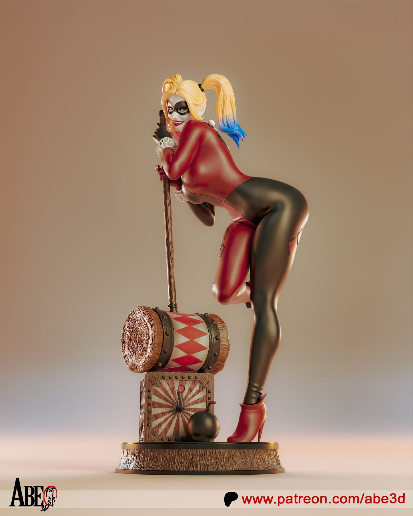 Harley Quinn Classic Resin Fan Art Pro Painted - MTO