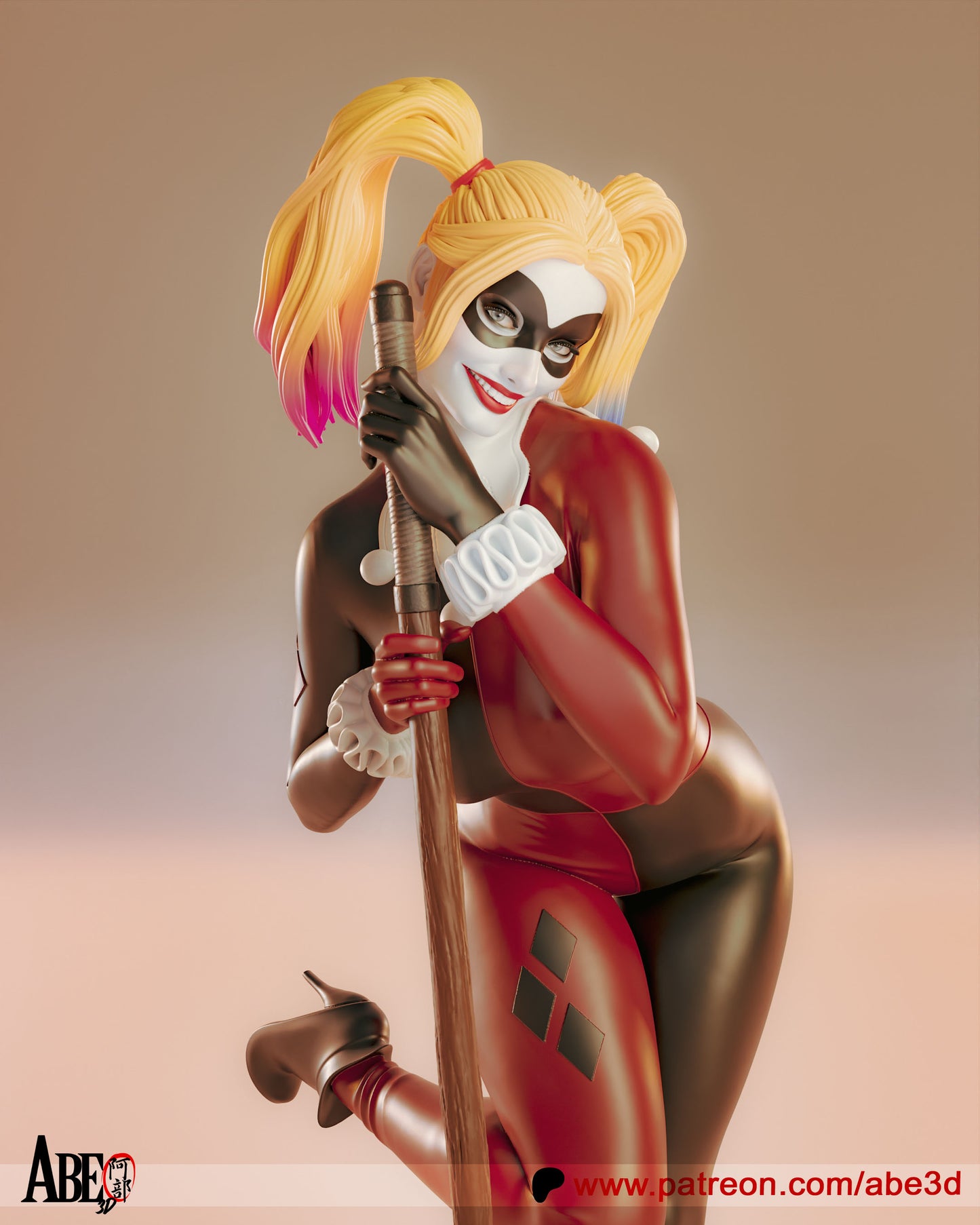 Harley Quinn Classic Resin Fan Art Pro Painted - MTO