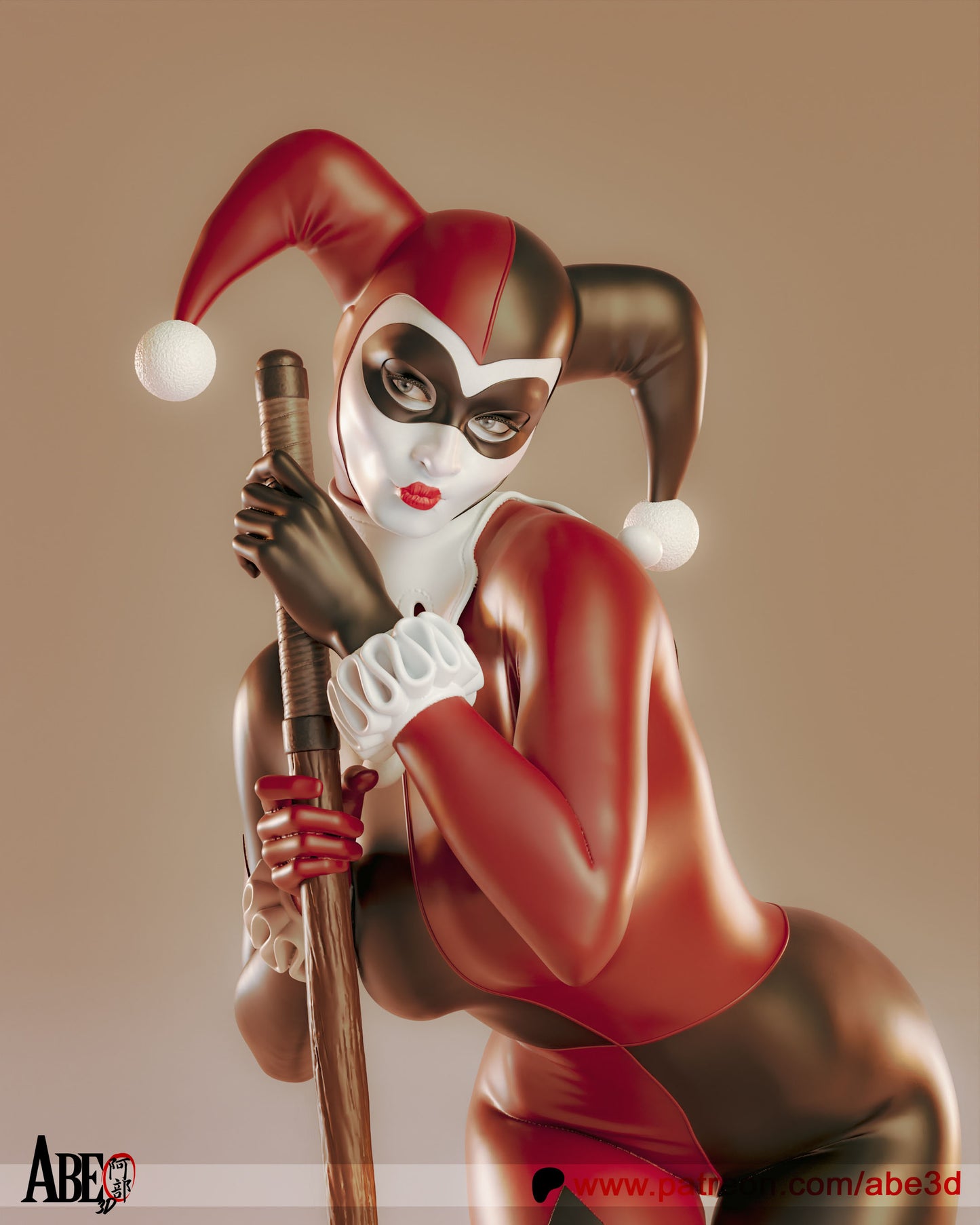 Harley Quinn Classic Resin Fan Art Pro Painted - MTO