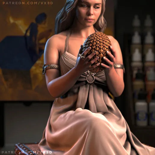 Daenerys Resin Art (Designed by VXLabs)