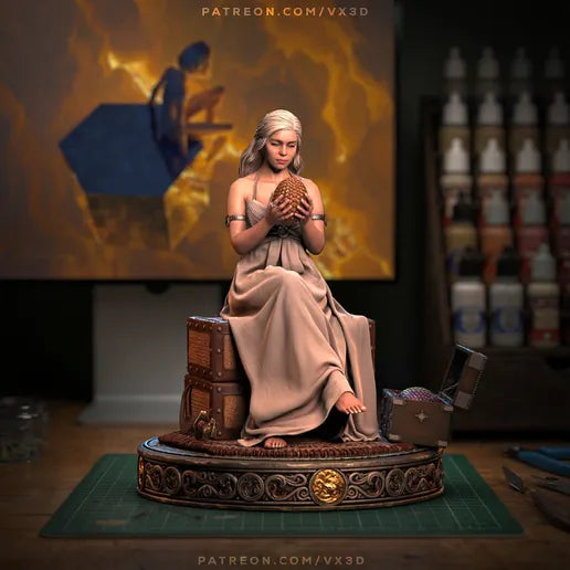 Daenerys Resin Art (Designed by VXLabs)