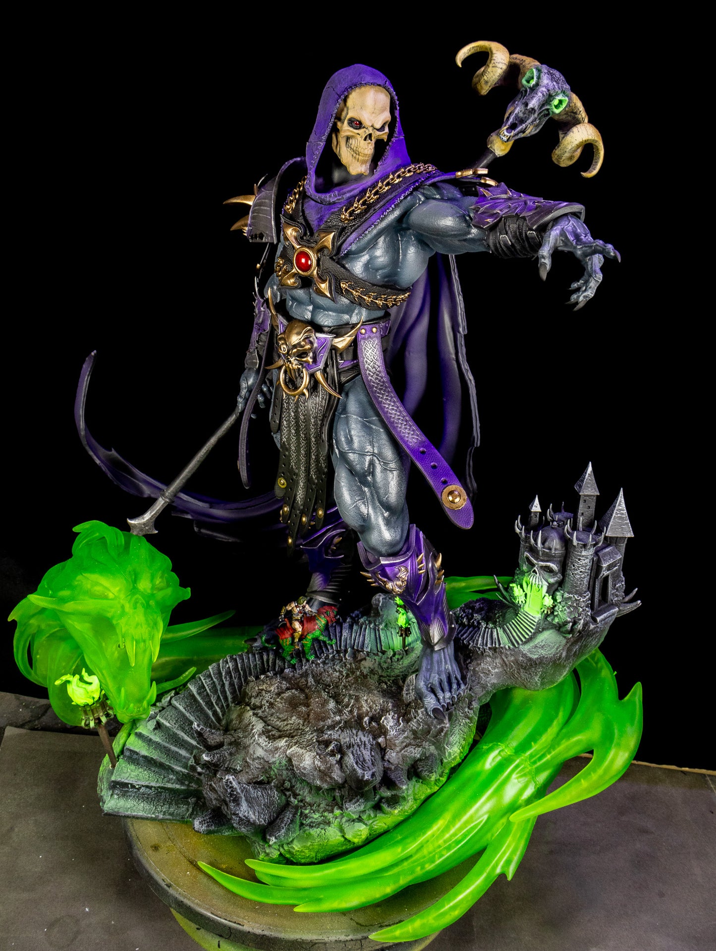 Skeletor Resin Sculpture Fan Art Pro - MTO (ZEZ)