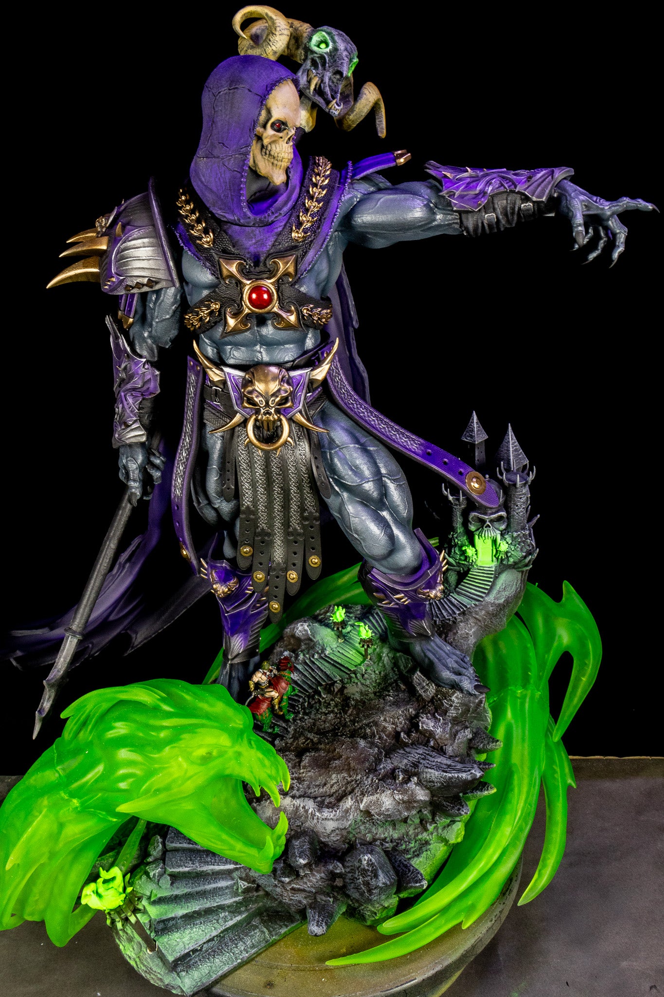 Skeletor Resin Sculpture Fan Art Pro - MTO (ZEZ)