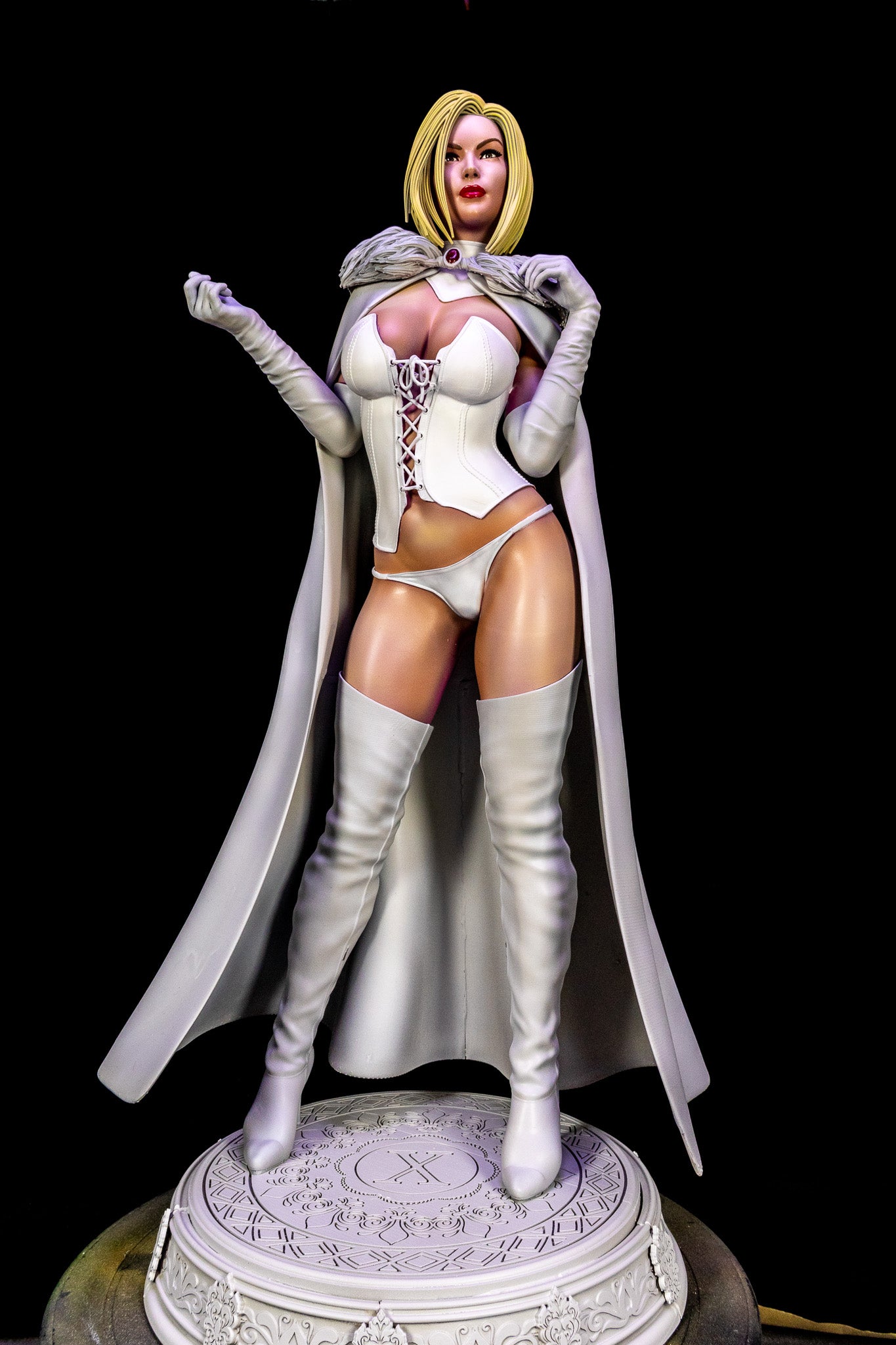 Emma Frost Resin Fan Art Pro Painted - MTO (A3Dv1)