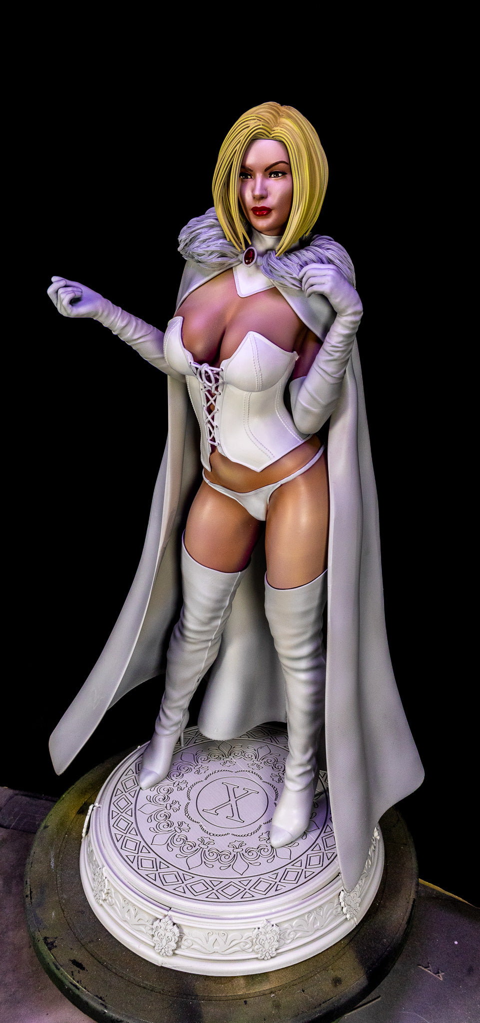 Emma Frost Resin Fan Art Pro Painted - MTO (A3Dv1)