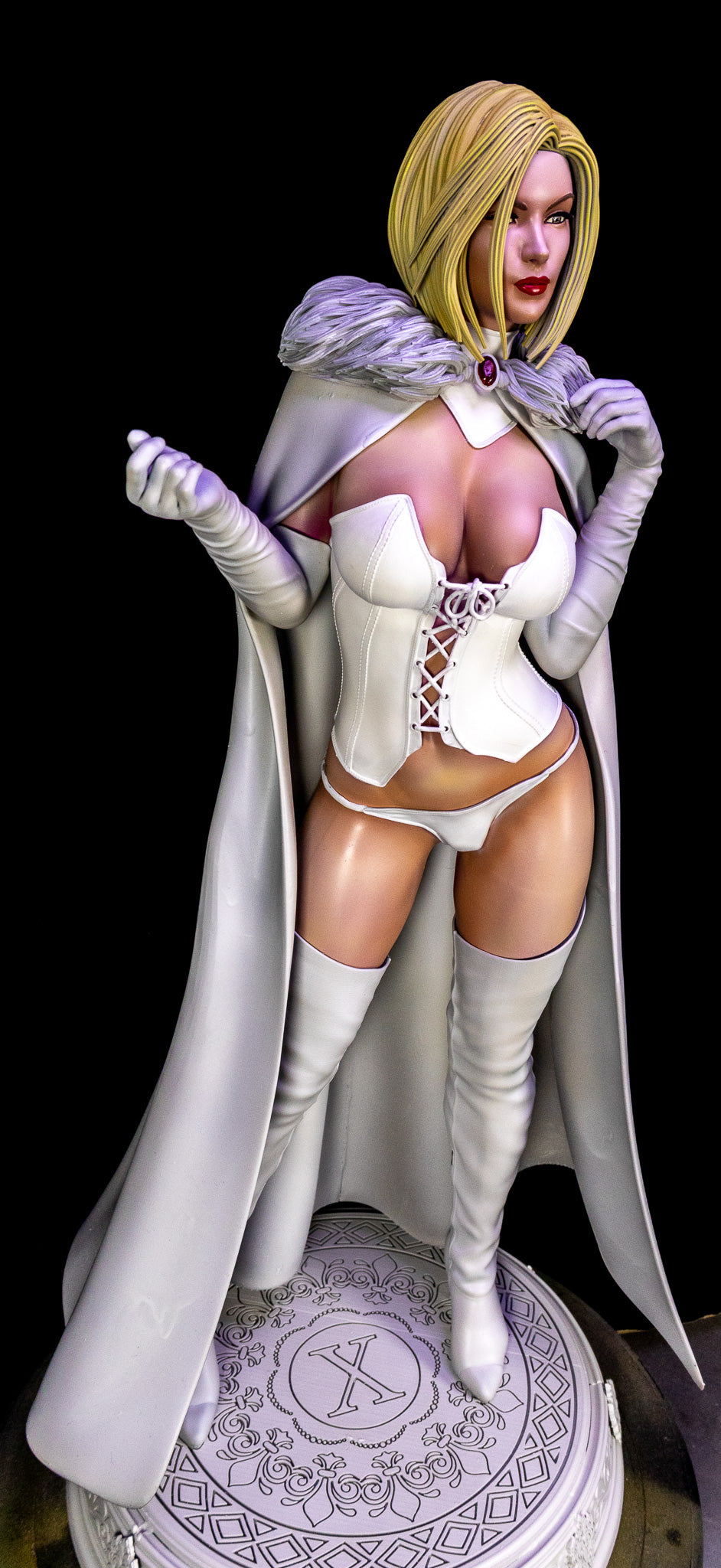 Emma Frost Resin Fan Art Pro Painted - MTO (A3Dv1)