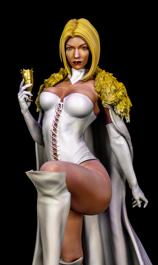 Emma Frost Collectible Resin Fan Art Pro Painted - MTO