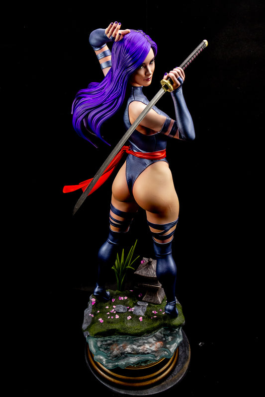Psylocke Resin Fan Art Pro Painted - MTO A3D V2