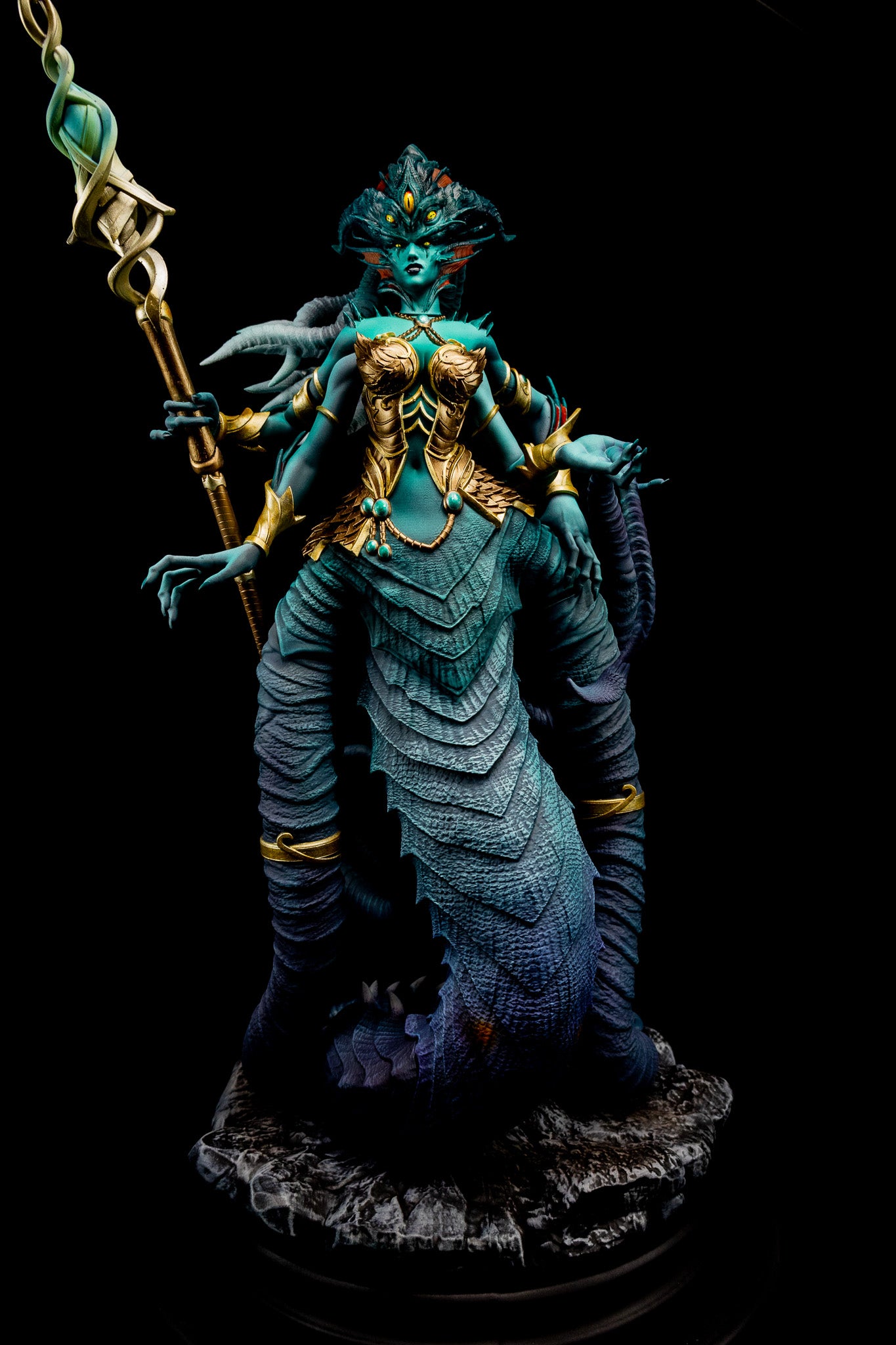 Queen Azshara Resin Fan Art - MTO
